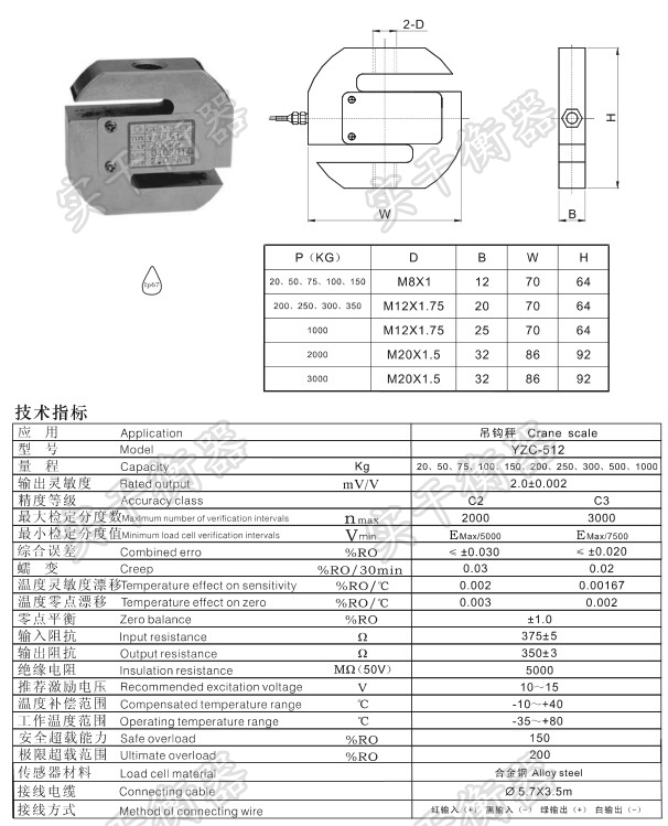 拉力稱重傳感器